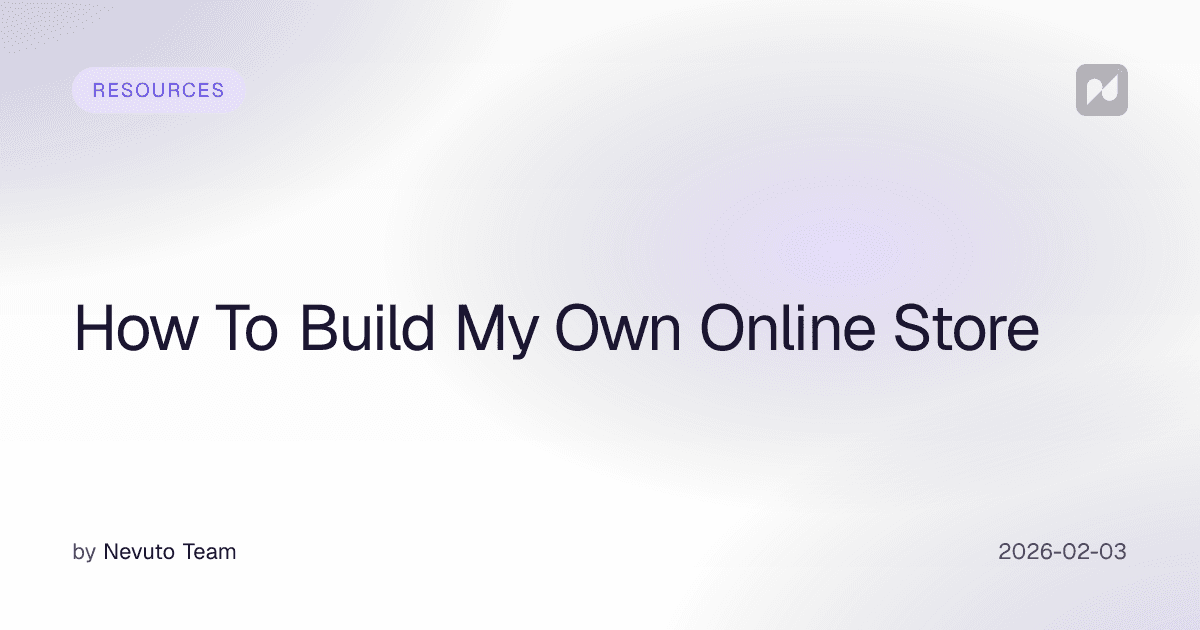 How To Build My Own Online Store